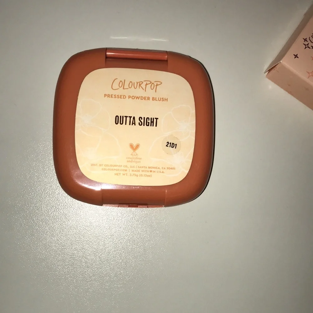 Brand new Colorpop pressed powder blush in outta sight